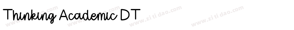 Thinking Academic DT字体转换